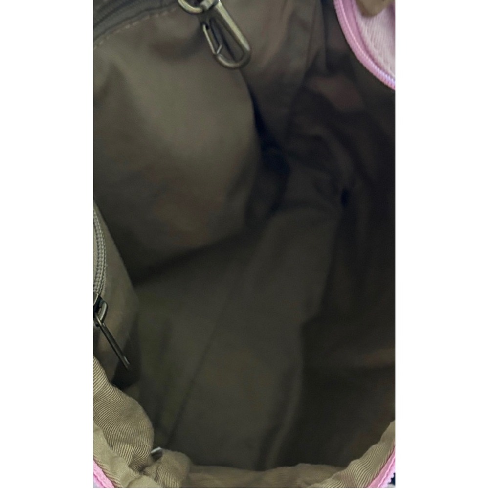 LL Bean Vintage Pink Canvas Sailboat Tote & Kiss Lock Coin Purse Set Nautical - Picture 9 of 10